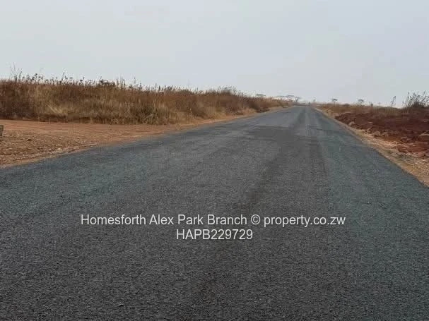 A vacant stand in a built up area ....